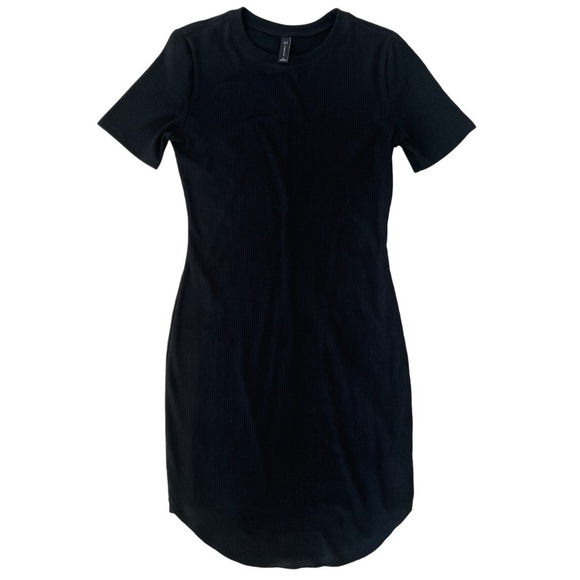 Gentle Fawn Dresses & Skirts - Gentle Fawn Black Ribbed T-Shirt Dress - Size XS
